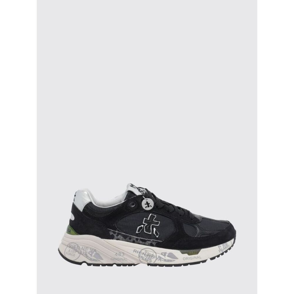 Premiata Women Premiata Mased Suede And Nylon Sneakers